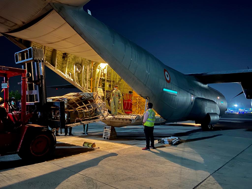 IAF C-130 aircraft takes essential medicines to Maldives